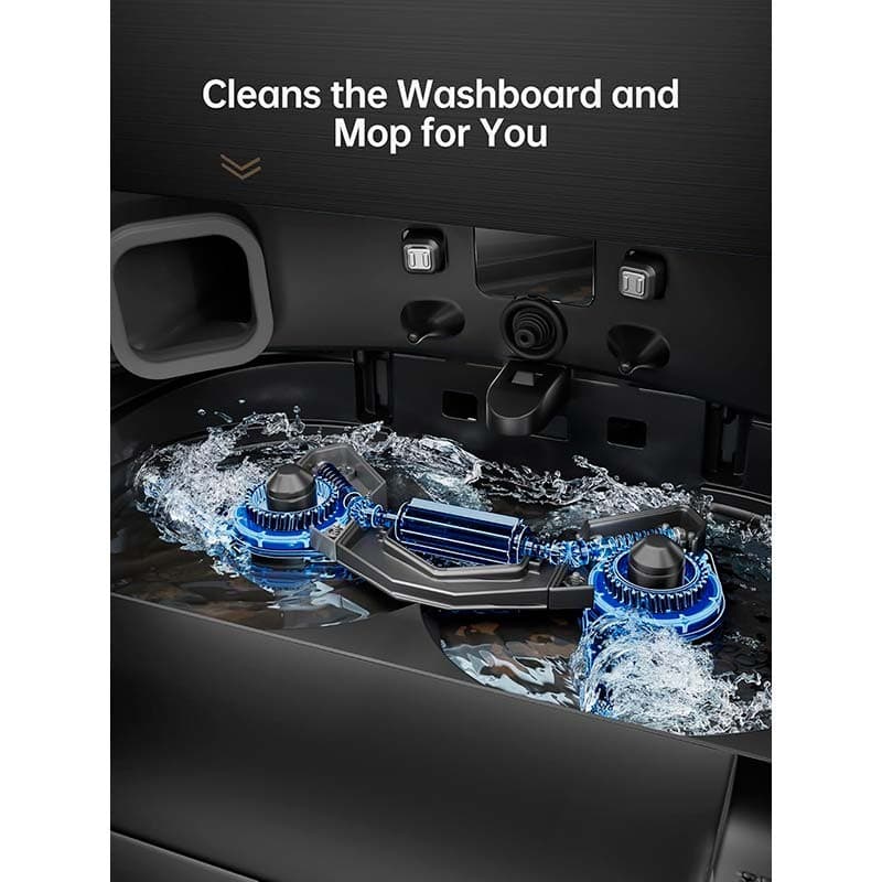 auto-nettoyage de l'aspirateur Dreame X40 Ultra Noir