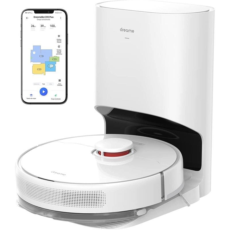 Dreame D10 Plus + Base de autolimpieza - Aspirador Robot Blanco - Ítem12