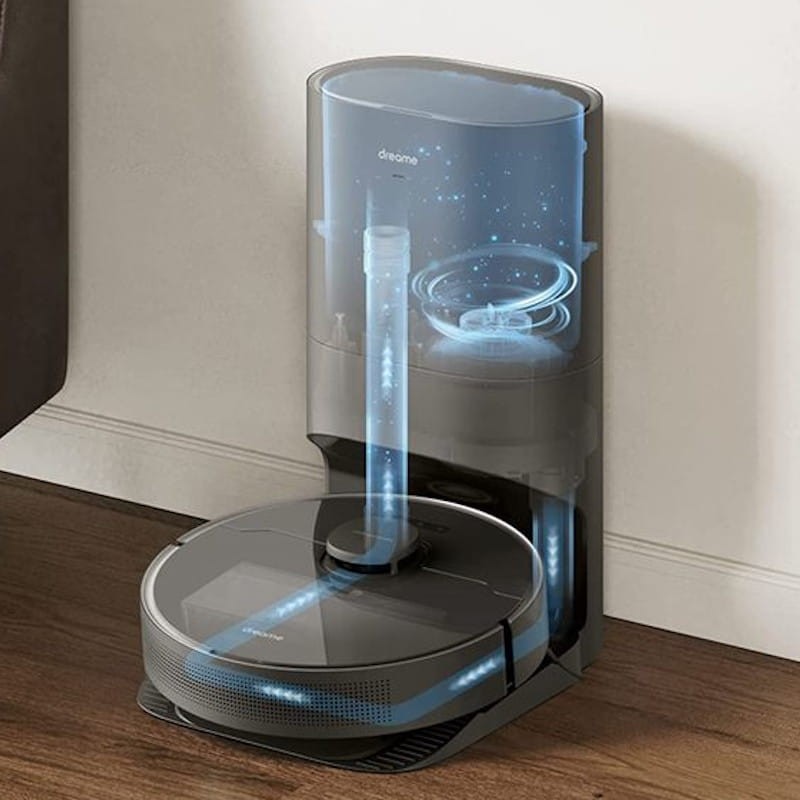 Dreame D10S Plus Black - Aspirateur Robot avec base à vidage automatique et  surveillance vidéo à distance