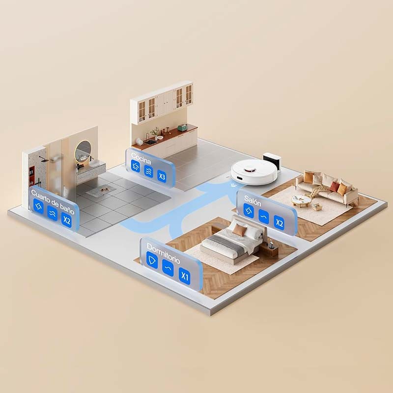 Dreame D9 Max Blanc - Aspirateur Robot - Ítem5