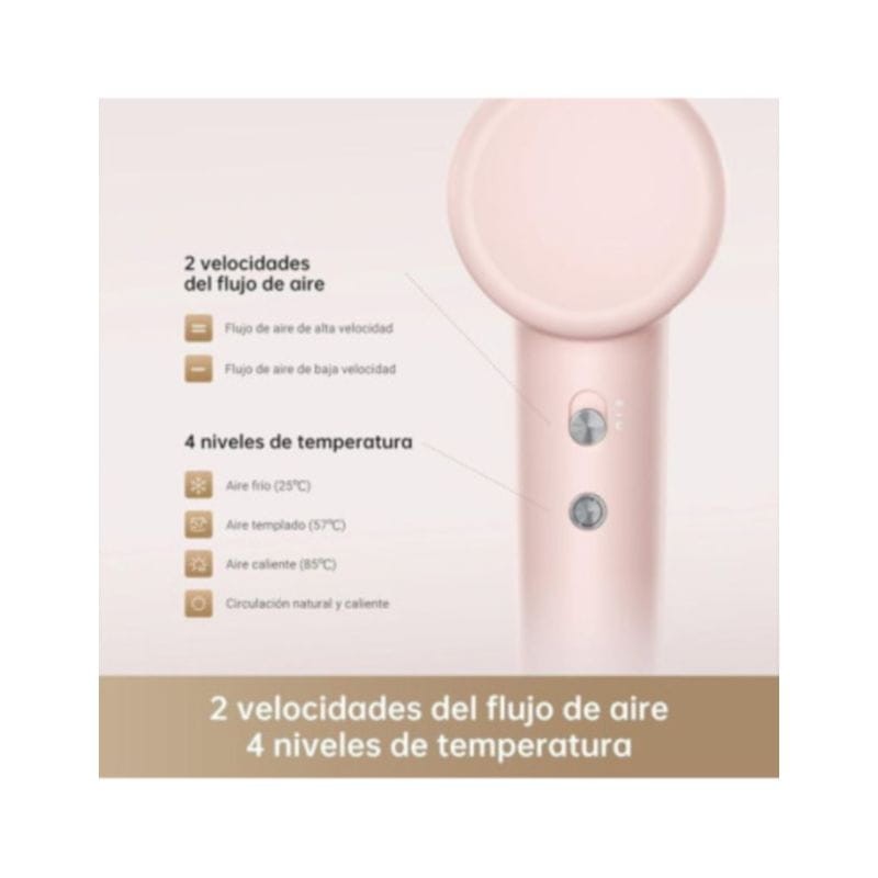 Dreame Hair Gleam 1600 W Rosa - Secador de pelo - Ítem4