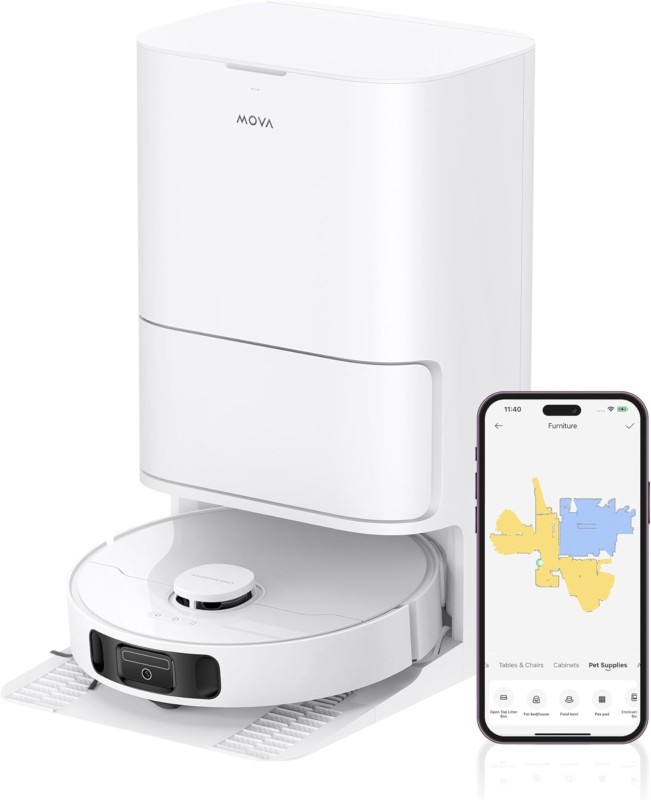 Dreame Mova E30 Ultra Branco - Aspirador Robô - Item5