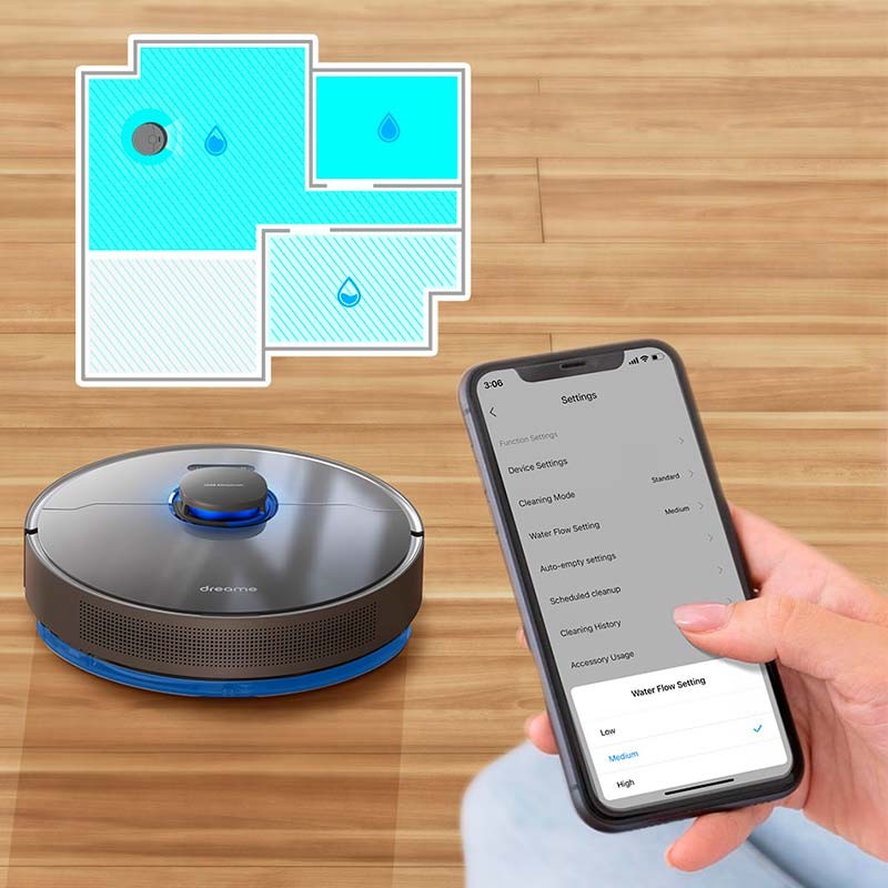 Dreame Bot Z10 Pro Negro + Base de autovaciado - Aspirador Robot - Ítem7