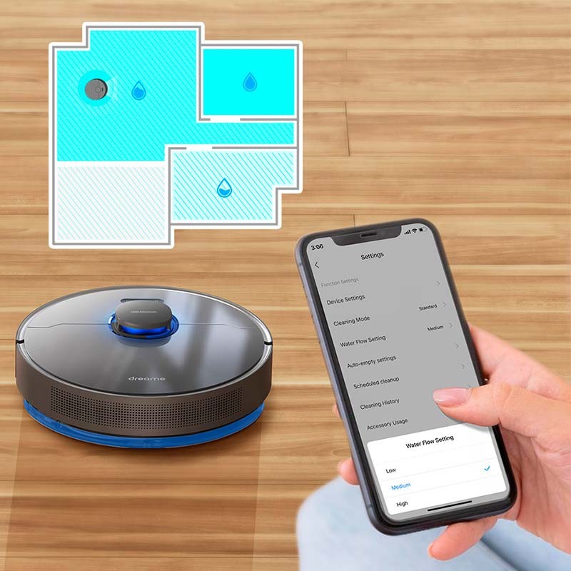 Dreame Bot Z10 Pro Noir + Base auto-vidante - Aspirateur Robot - Ítem7