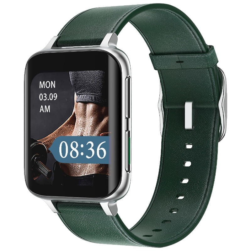 DT NO.1 DT93 Pulseira de Couro - Smartwatch - Relógio inteligente - Item