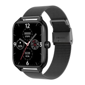 DT NO.1 DT116 Noir Bracelet métallique - Montre intelligente