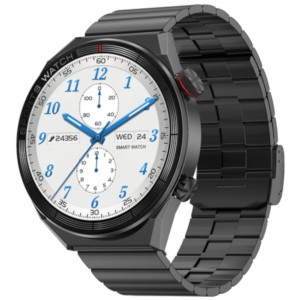 Smartwatch DT NO.1 DT3 Mate Preto com Pulseira Metálica