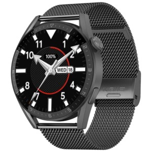 DT NO.1 DT3 Max Noir avec Bracelet en Metal Noir - Montre intelligente