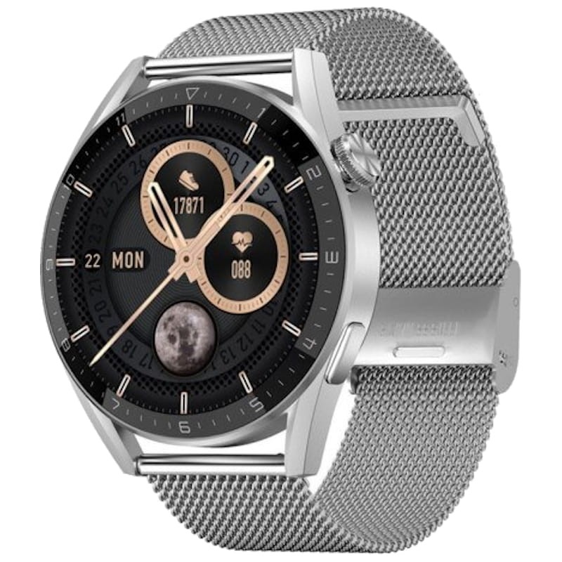 DT NO.1 DT3 Max Plata con Correa Metálica Plata - Reloj inteligente - Clase B Reacondicionado - Ítem