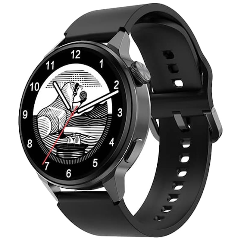 DT NO.1 DT4 Plus Negro con Correa Silicona Negra - Reloj inteligente - Ítem