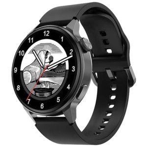 DT NO.1 DT4 Plus Noir avec Bracelet en Silicone Noir - Montre Intelligente