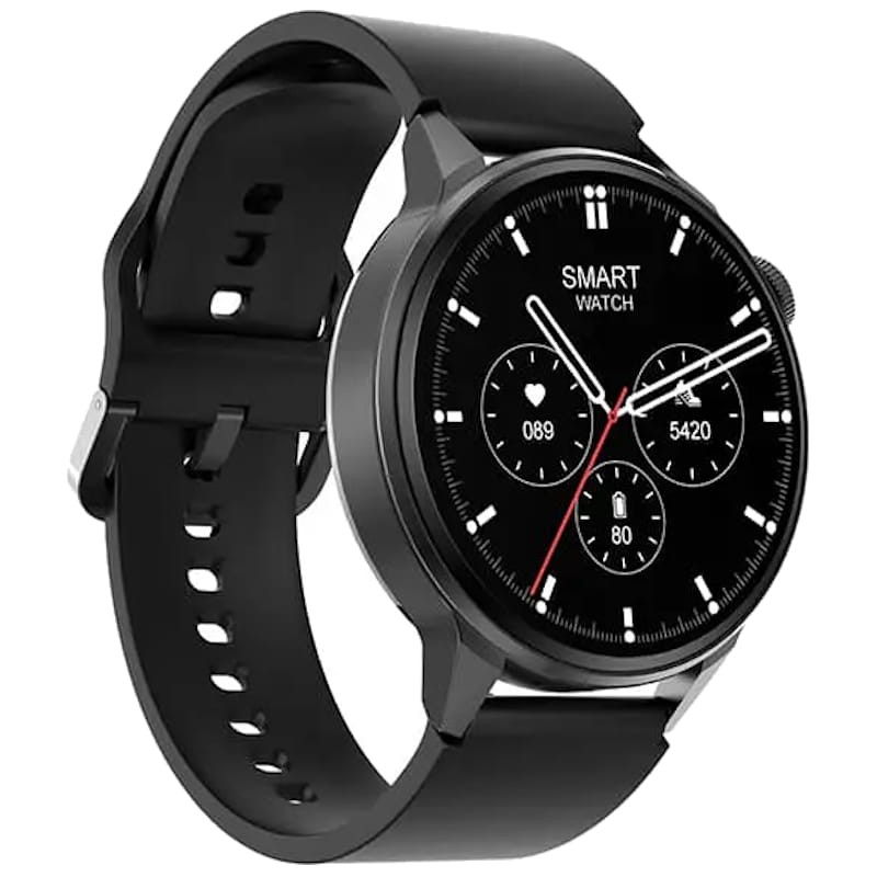 DT NO.1 DT4 Plus Negro con Correa Silicona Negra - Reloj inteligente - Ítem1