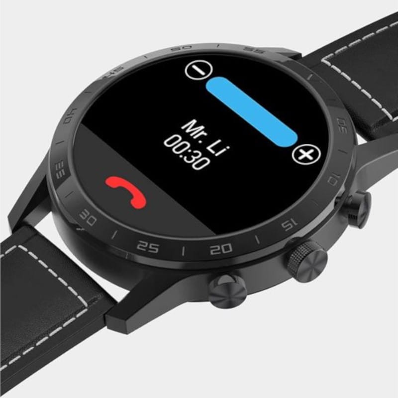 DT NO.1 DT70 Correa Cuero Negro - Reloj inteligente - Ítem4