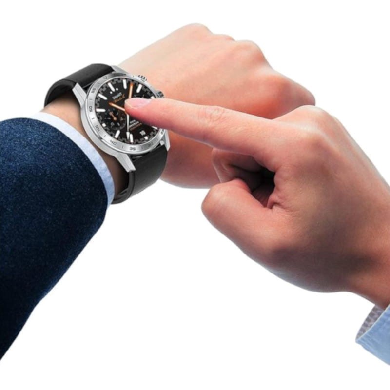 DT NO.1 DT70 Correa Cuero Negro - Reloj inteligente - Ítem5