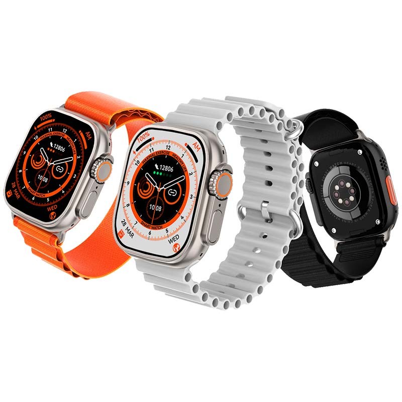 Smartwatch DT NO.1 DT8 Ultra Max Prateado - Item3