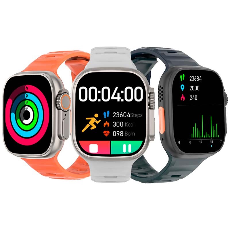 Smartwatch DT NO.1 DT8 Ultra Prateado - Item2