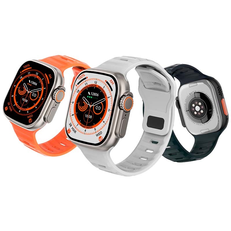 Smartwatch DT NO.1 DT8 Ultra Prateado - Item3