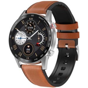 DT NO.1 DT95 Smartwatch with Leather Strap