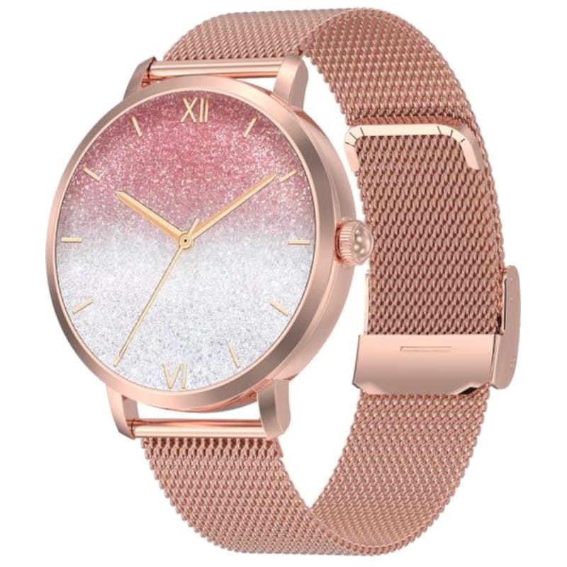 DT NO.1 DTS Dourado con Pulseira Metálica - Smartwatch - Item