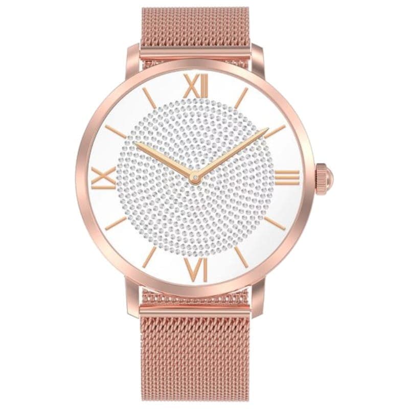 Frontale de DT NO.1 DTS Or avec Bracelet Métal - Montre intelligente