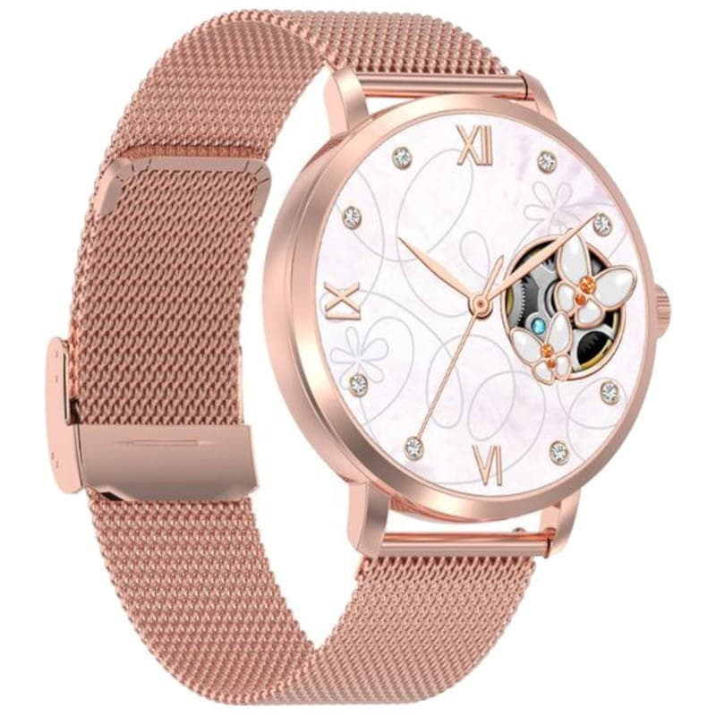Écran de DT NO.1 DTS Or avec Bracelet Métal - Montre intelligente