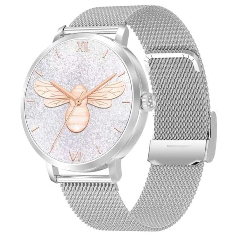 DT NO.1 DTS Argent avec bracelet métallique - Montre intelligente - Ítem