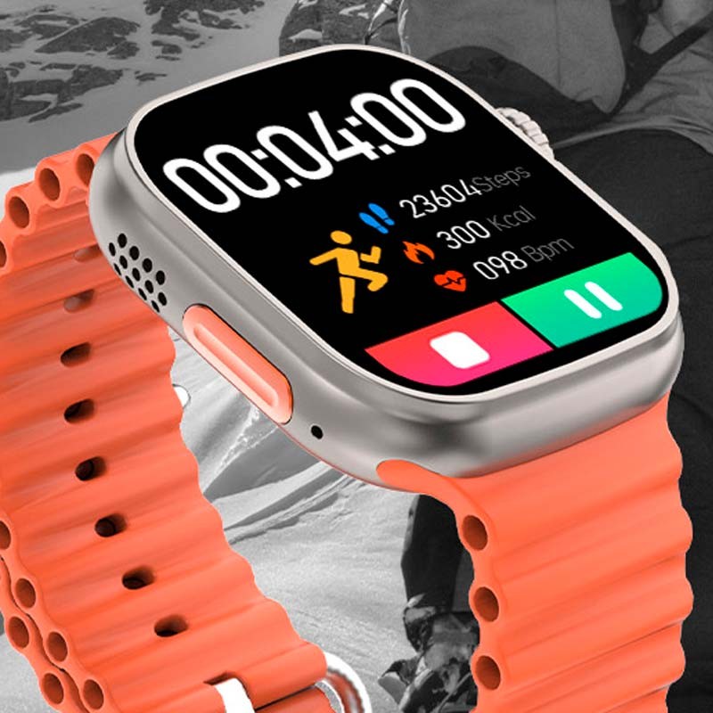 Reloj inteligente DT NO.1 DT8 Ultra Plus Naranja - Ítem2