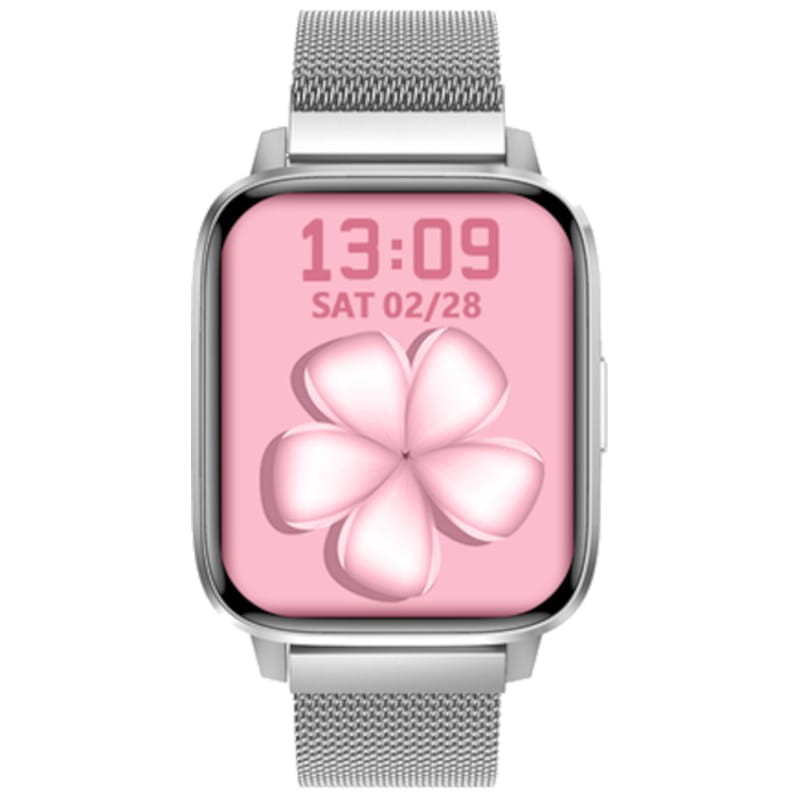 Smartwatch DT NO.1 DTX Max Prateado com Pulseira Metálica - Item