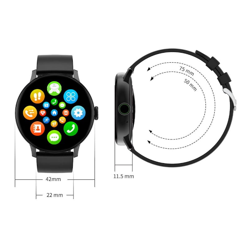 DT NO.1 DT2 Plus Correia de silicone - Relógio inteligente - Item5