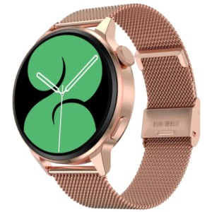 DT NO.1 DT4 Plus Or Rose avec Bracelet Métallique Or Rose - Montre Connectée