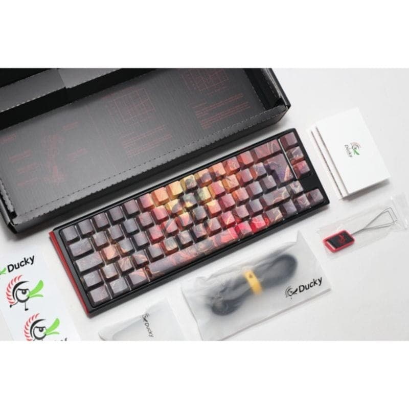 Teclado Ducky ONE 3 SF RGB x Edición Doom Limitada con N-Key rollover y Anti-Ghosting