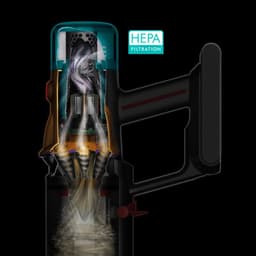 Aspiradora Dyson V12 Origin Níquel con filtración HEPA