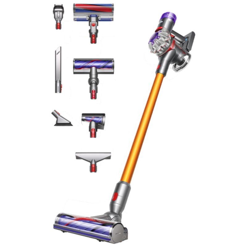 Dyson V8 Absolute Argent et Jaune - Aspirateur sans fil/sans sac - Ítem