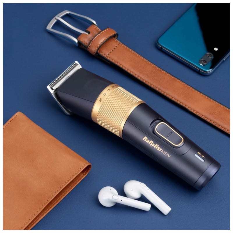 BaByliss Lithium Power E986E Carbone titane Bleu / Or - Tondeuse à cheveux sans fil - Ítem7