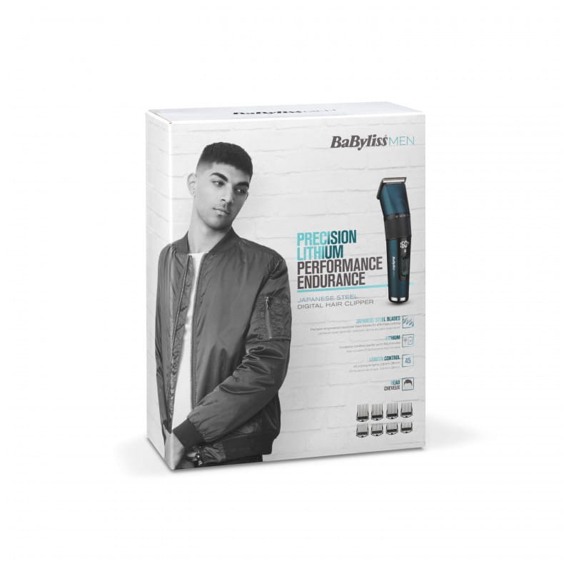 BaByliss Japanese Steel Digital E990E Bleu métallique - Tondeuse à cheveux sans fil - Ítem6