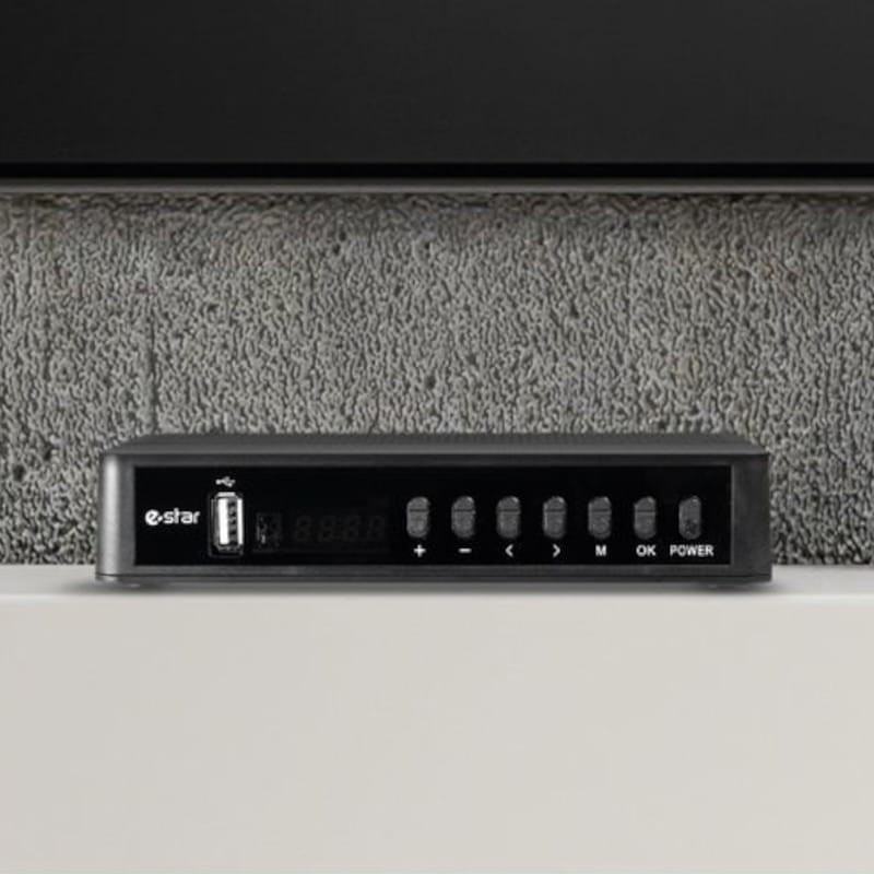 E-STAR T2-618 UHD DVB-T2 Preto - Receptor TDT - Item3
