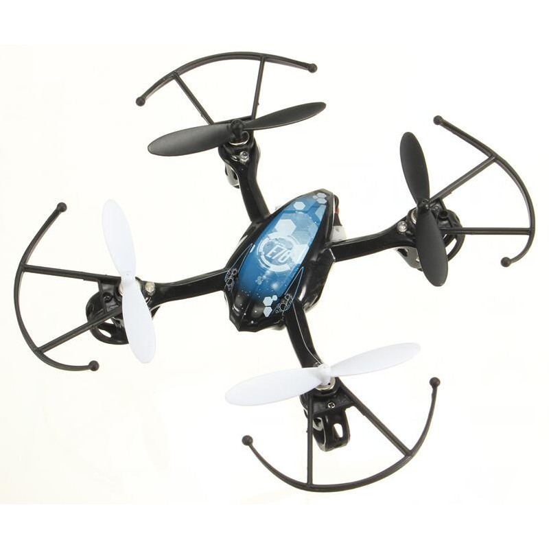 Eachine E70 Mini - Color Negro, 2 hélices de color negro, 2 hélices de color blanco, 4 Luces LED