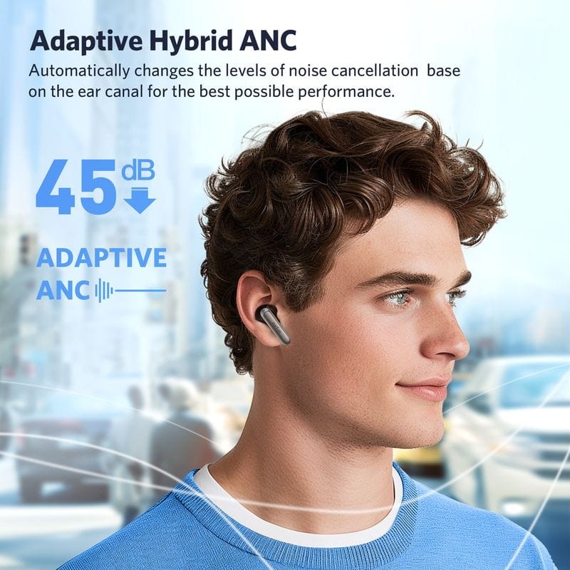 EarFun Air 2 NC Preto - Auriculares Bluetooth - Item2