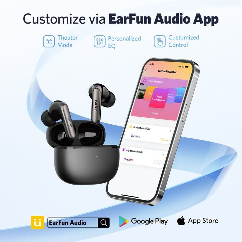 EarFun Air 2 NC Preto - Auriculares Bluetooth - Item4
