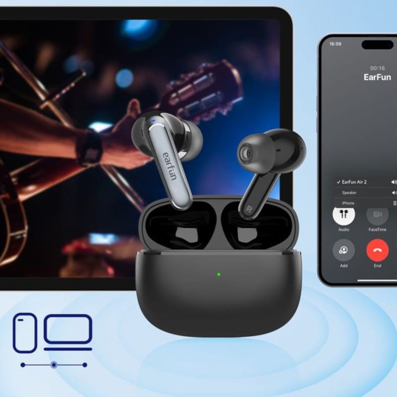 Earfun Air 2 Negro - Auriculares Bluetooth - Ítem2