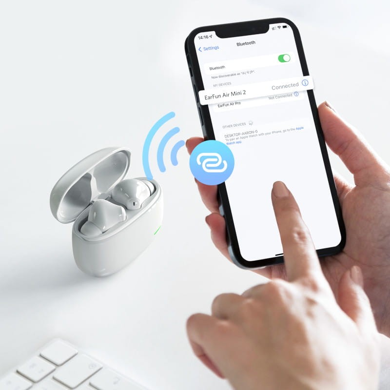 EarFun Air Mini 2 Blanc - Écouteurs Bluetooth - Ítem3