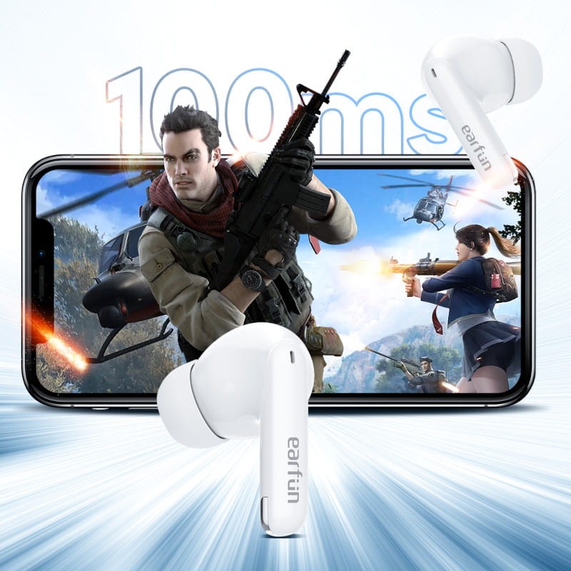 EarFun Air Mini 2 Branco - Fones de ouvido Bluetooth