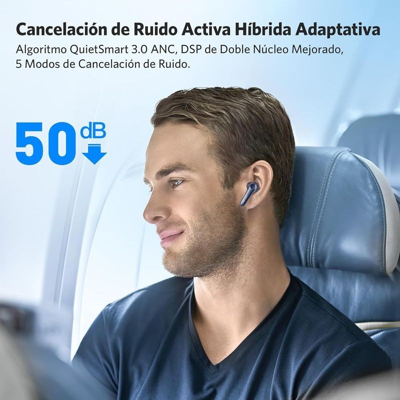 Earfun Air Pro 4 ANC QuietSmart 3.0 Azul - Auriculares Bluetooth - Ítem3