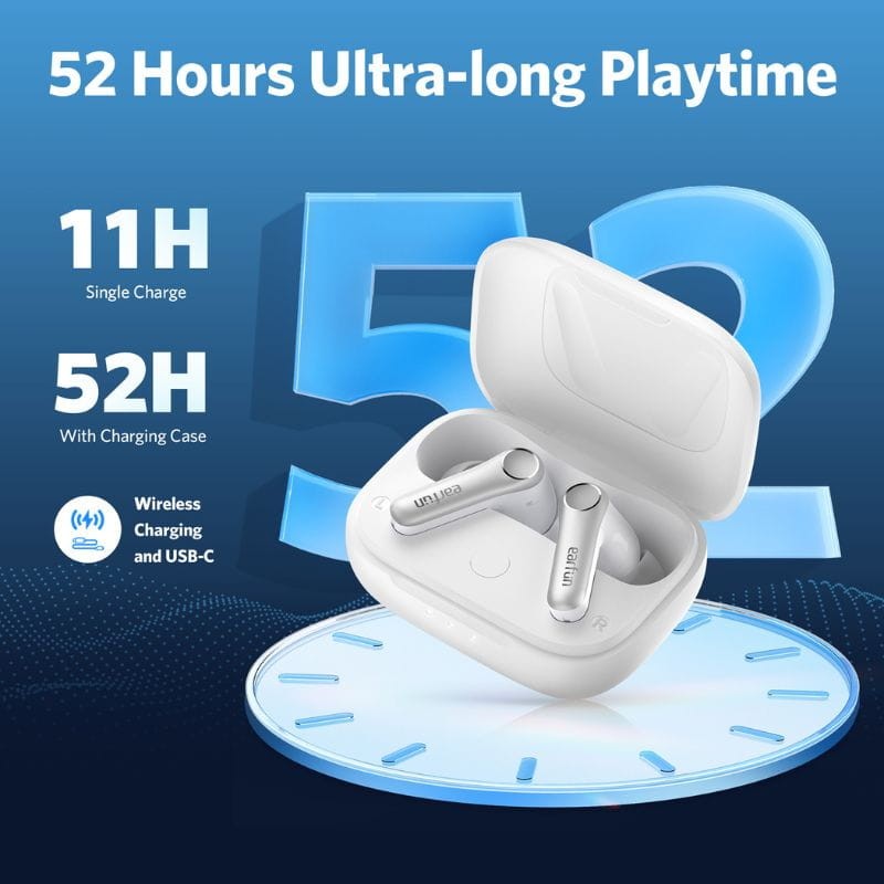 Earfun Air Pro 4 ANC QuietSmart 3.0 Blanc - Casque d'écoute Bluetooth - Ítem5