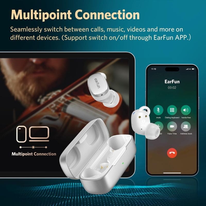 Earfun Free Pro 3 Blanco - Auriculares Bluetooth - Ítem7
