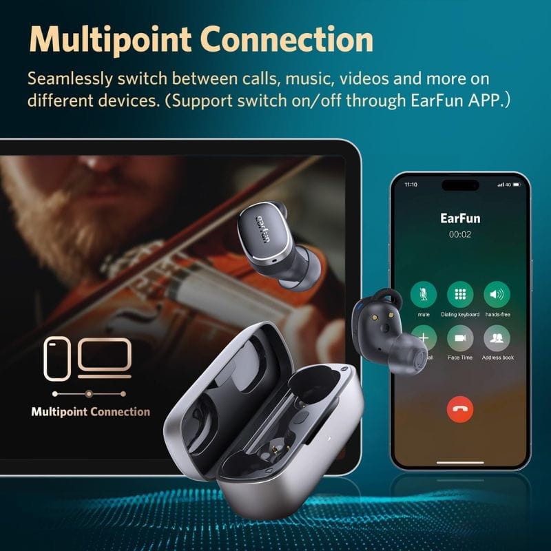 Earfun Free Pro 3 Preto - Auriculares Bluetooth - Item7