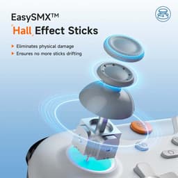 EasySMX X05 Blanc - joysticks avec capteur Hall