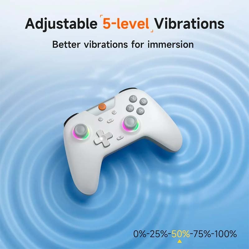 EasySMX X05 Blanc - 5 niveaux de vibration