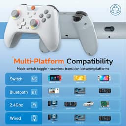 EasySMX X05 Blanc - compatibilité multiplateforme