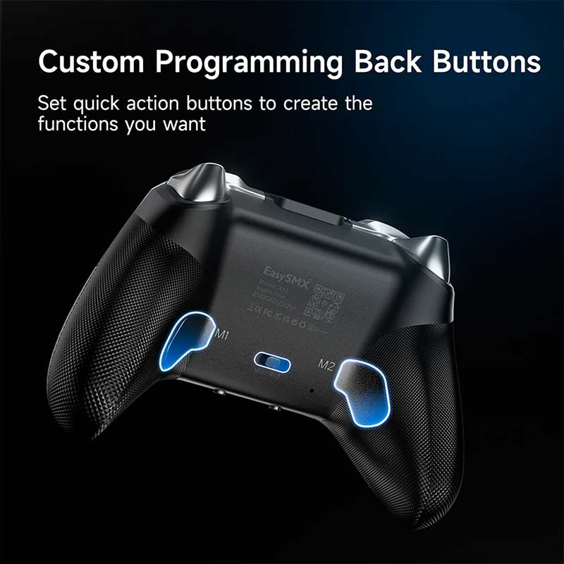 Gamepad EasySMX X10 Prateado - Gamepad para PC, Nintendo Switch e Smartphone (Android e iOS) - Item6